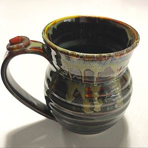 Hand Thrown Healing Thumb Stone Ceramic Mug